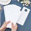 GLOBLELAND 30Pcs 8x3.23Inch PVC Door Knob Hangers Blank Door Signs to Write Your Own Messages for DIY Craft Home Office Hotel Restaurant Decoration
