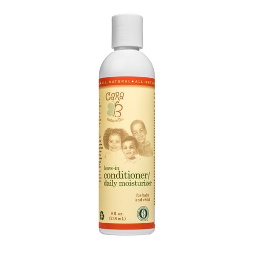 CARA B Naturally Leave-In Conditioner and Daily Moisturizer For Babies and Kids Textured, Curly Hair – Sensitive Skin, Eczema-Friendly Formula – No Parabens, Sulfates, Phthalates – 8 Ounces