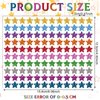 Lincia 1200 Pcs Star Glitter Stickers Sparkly Small Stickers for Kids Toddlers Teacher Reward Sheet Incentive Charts Classroom School Home Art Craft Party Favor Supplies