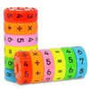 CHILHOLYD Learning Toys Math Toy Montessori Preschool Learning Educational Counting Game Numbers and Symbols Math Skills Colorful Fridge Kindergarden Educational Tools Math Blocks Great Gift for Kids