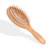 WeCoola Wooden Bristle Hair Brush is a Wood Brushes with Wooden Bristles can Stimulate Scalp to Help Scalp Massage & Hair Growth,As Gift for Mother & Father & Friedn All Hair Type