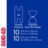 Band-Aid Brand Flexible Fabric Adhesive Bandages for Wound Care and First Aid, Finger and Knuckle, 20 ct (Pack of 6)