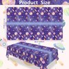 4 Pack Space Tablecloth Galaxy Table Cloth Rocket Astronaut Table Cover Space Planet Tablecover First Trip Around The Sun Decorations Space Themed Party Supplies Outer Space Party Decor 86 x 51 Inch
