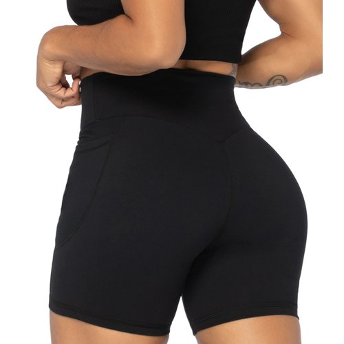 Sunzel 8" / 5" / 3" Biker Shorts for Women with Pockets, High Waisted Yoga Workout Shorts Black Medium