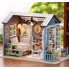 TuKIIE DIY Miniature Dollhouse Kit, 1:24 Scale Wooden Mini Doll House Accessories with Furniture for Kids Teens Adults(Forest Times)