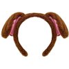 DaliDali Dog Ears Headband, Puppy Ears Headband Animal Ears Dog Costume for Halloween Festival Party Dog Headband Hairband for Makeup and Face Washing(Golden Retriever, Brown, 1Pack)