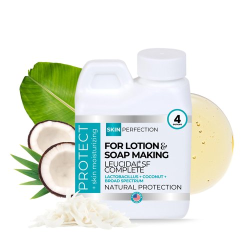 Skin Perfection Leucidal SF Complete Salicylic Free Natural Protection Synthetic Preservative Alternative Lactobacillus for DIY Anti-Aging Vitamin C Hyaluronic Acid Facial Serums Cosmetics