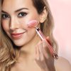 2-IN-1 Electric Jade Roller Massager Facial Roller & Face Massager, Rose Quartz