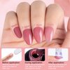 NXJ INFILILA Nude Gel Polish Set, 10ML Milky White x Jelly Nude Gel Nail Polish, Translucent Gel Nail Polish Kit Sheer Nude Gel Polish DIY Nail Art at Home Professional Nail Salon 6 Colors