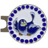 Giggle Golf Bling Golf Ball Marker with A Standard Magnetic Hat Clip | Great Gift for Women (Birdie)