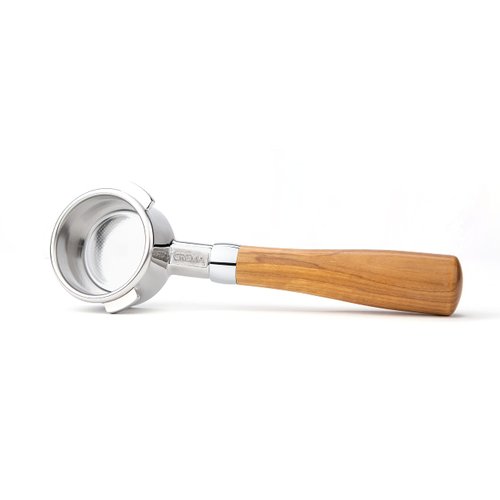 Crema Coffee Products - 58mm Bottomless Portafilter - For Breville - Not suitable with E61 groupheads - Dual-Boiler, Oracle, Oracle Touch (Olivewood, 54mm)