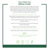 Desert Essence Tea Tree Oil Dental Floss - 50 Yards - Naturally Waxed w/ Beeswax - Thick Flossing No Shred Tape - On The Go - Removes Food Debris Buildup - Cruelty-Free Antiseptic
