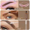 FWUNYVN 5Pcs Suake Eyebrow Pencil Set with Eyelash Brush and Eyebrow Template,4 Tip Microblade Eyebrow Pen,Waterproof and Smudge-Proof,Creates Natural Looking Brows Effortlessly and Stays on All Day