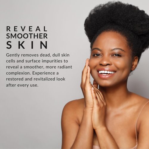 Exfoliating Facial Scrub by Flori Roberts, Face Mask for Women of Color or Deeper Skin Tones, Moisturizing and Smoothing, Helps Improve Skin Tone and Texture