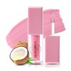 Monabell France Hydrating Lip Glow Oil - Plumping Lip Oil Gloss Tinted for Lip Care and Dry Lips, Non Sticky & Fresh Texture, Shiny and Moisturizing (Mercury)