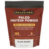 PaleoPro Protein Powder Grass-Fed, Pastured, Cage-Free Protein | Gluten Free, Dairy Free. No Sugar, Soy, Grains or Net Carbs | Paleo & Keto Friendly - Plain Naked, 15 Servings