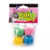 CAT TOY SPONGE BALLS 4PK