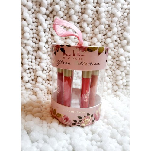 Nicole Miller Lip Gloss Set, 6 Pieces, Assorted Shades