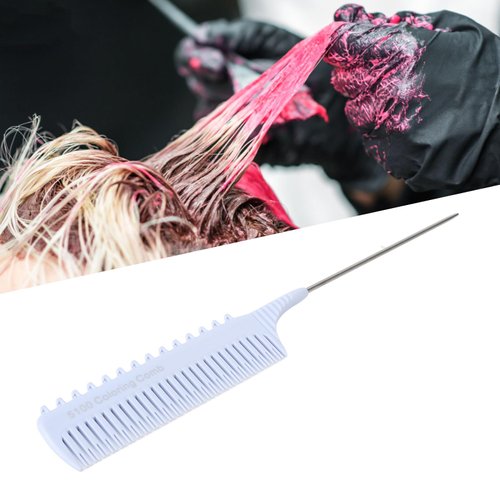Highlighting Clip Comb Teasing Foiling Salon Hair Clip Weaving Rat Tail Parting Combs, , Reasonable Comb Spacing, Multipurpose, Portable Design, Convenient Hair Parting