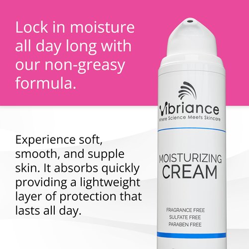 Vibriance Moisturizing Face Cream, 1.7 Fl Oz - Ultra-Hydrating & Fast-Absorbing Face Moisturizer - Deeply Nourishing & Softening Facial Moisturizer Cream for All Skin Types