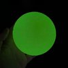 Aolowewin Glow in The Dark Spike Replacement Balls, Roundnet Game Balls - Play at Night, Light Up for 20~30 Minutes (3X Glow Balls+UV Flashlight)