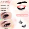Lash Clusters, 72 Pcs Individual Cluster Lashes DIY Lash Extension 10-16mm Eyelash Clusters Volume Wispy Lashes Super Thin Band Reusable Soft & Comfortable（T05-72-D-10-16MIX）