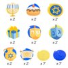 30PCS Hanukkah Decorations Hanging Swirls - Holiday Chanukah Party Supplies Favors Ceiling Decor