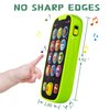 HISTOYE Baby Toy Phone for 1 2 Year Old Boy Girl Fake Phone Toys with Music Baby Cell Phone Toys 6 to 12 Months Light Up Play Phone for Babies Kids Toddlers Educational Learning Toys Gifts