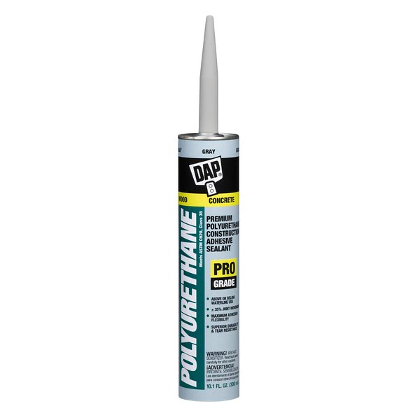 Dap 18814 Adh Slnt Gray Polyurethane Sealant, 10.1 oz