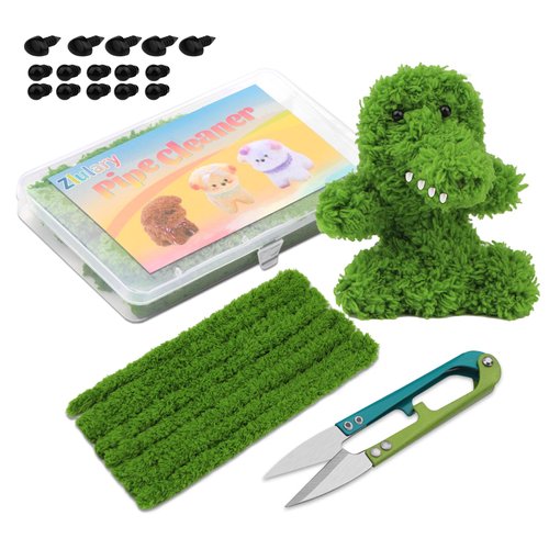 Pipe Cleaner, Pipe Cleaners Craft, 15mm Super Chunky Chenille Stems, Pipe Cleaner for Beginners DIY Arts Crafts Decorations Make Animals