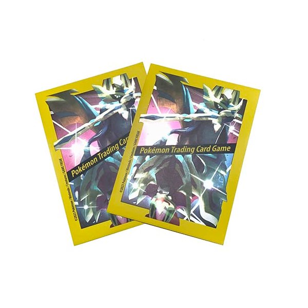 Pokemon - Shiny Zacian & Zamazent Card Sleeves - 65 Total - Deck Shields - Crown Zenith