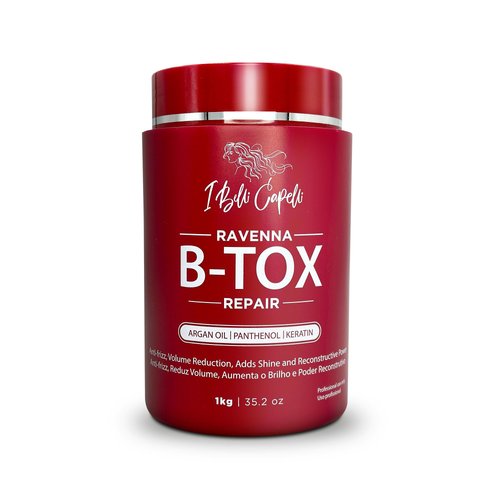 Belli Capelli Ravenna Repair Hair Treatment - Formaldehyde-Free, Long Lasting Anti-Frizz, Smoothing B-tox Treatment for Hair, 35.2 oz (1kg)