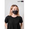 (10PCS) Black Disposable KF94- Face Mask, 4-Layer Filters Breathable Comfortable Nose, Good Day, Dust Mask, Black KF94 Masks Made in Korea.