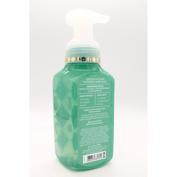Coconut Mint Drop, Bath and Body, Gentle Foaming Hand Soap, 8.75 fl oz