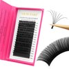 Eyelash Extensions 0.03mm Thickness Volume Lash Extensions L Curl Lashes Mix 7-15mm Pestañas Pelo a Pelo Matte Black Volume Lashes Soft Lash Trays Individual Lashes Professional Use(0.03-L,7-15mm)