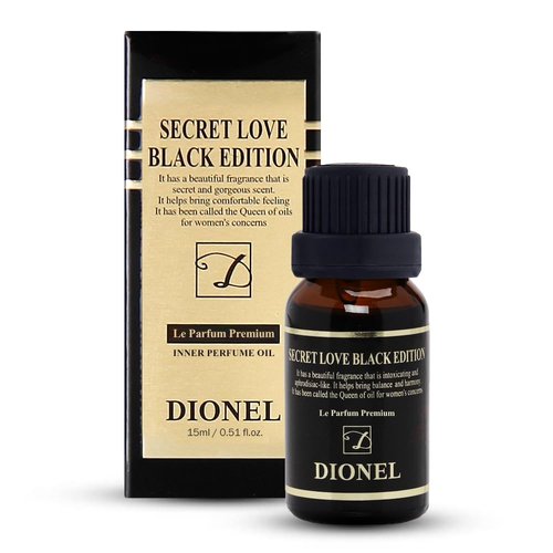 Dionel Secret Love Black Edition, perfumes for women, inner perfume oil, Romantic Floral Scent in Reminiscence, 15ml/0.51fl.oz