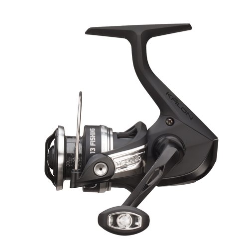 13 FISHING - Kalon A Spinning Reel - 5.4:1 Gear Ratio - 0.5 Size (Salt+Fresh) - Fold Down Handle - KLA-5.4-.5-FDH-CP ,Black