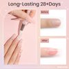 SUPWEE Solid Builder Gel for Nail 3D Nail Art Gel Non-Sticky Hand 3D Sculpture Nail Gel Clear Hard Gel for Nail Extension Carving Gel Modeling Nail Art Polish, Clear White Nude 3 Colors