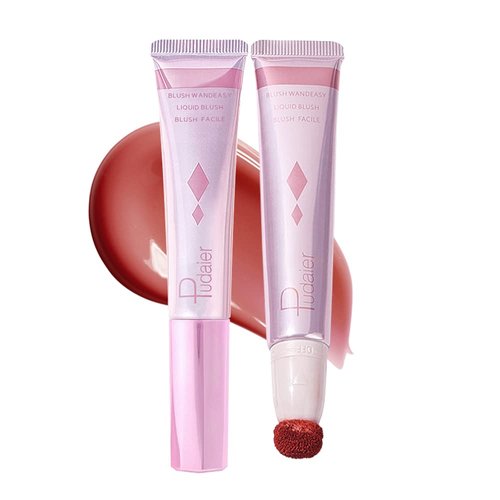 Marine Forest Contour Beauty Wand, 13 Colors Silky Cream Contour Stick with Cushion Applicator, Face Highlighter, Bronzer and Blush Makeup, Long Lasting, Lightweight and Blendable, 0.7 Fl Oz (12)