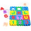 Toyvian 36pcs Mini Number Alphabet Alphabet Puzzle Mini Floor Mat for Baby Mini Foam Puzzle Baby Foam Play Mat Table Mat for Kids, Alphabet Mat Play Mats for Toddlers(2.4x2.4x0.4inch)