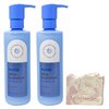 Bath & Body Works Water Ultra Hydration with Hyaluronic Acid - 2 Pack Of Body Lotion with a Himalayan Salts Spring Sample Soap.
