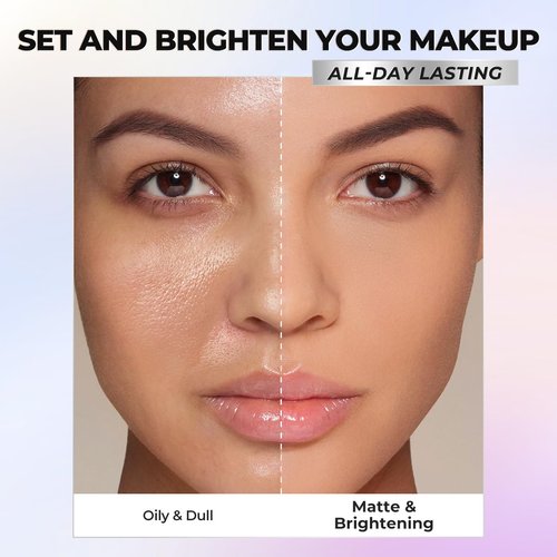 SACE LADY Setting Powder Face Makeup, Color Correcting Lasting Waterproof Matte Finish Loose Powder, Oil Control Lightweight Flawless Cosmetics for Women