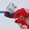 KNIPEX Tools 90 10 185 Pneumatic Hose Cutter, Red