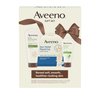Aveeno Spa Day Gift Set, Full Body Skincare Set with Positively Radiant Face Scrub, Daily Moisturizing Body Lotion, & a Pair of Single-Use Skin Relief Hand Masks, Non-Comedogenic, 3 Items