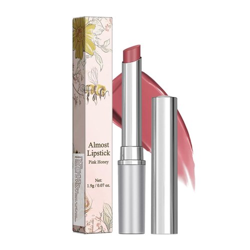 SHEEYOON Tinted Lipstick Pink Honey, Hydrating Sheer Formula Lip Balm, Natural Glossy Finish (Pink honey, 1 PC)
