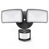 LEPOWER LED Security Lights Motion Sensor Light Outdoor, 30W 3200LM Motion Security Light, 5500K, IP65 Waterproof, 2 Head Motion Detector Flood Light for Garage, Yard, Porch (Not Solar Powered)