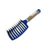 Zabolight Premium Vent Boar Bristle Hair Brush Vented Detangling Oversize Hair Brush for Thick Long Curly Hair, Curved Fast Blow Drying Brush for Women & Men (Blue)