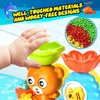 Bath Toys for Kids 1-3 Fishing Games Swimming Wind-up Turtle Toddler Bathtub Toy Water Tub Pool Toys for Baby 1 2 3 4 Years Boys Girls Gift Box