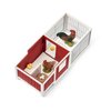 Schleich Farm World Chicken Coop Farm and Animal Figurine Playset - 8-Piece Animal Figurines Set with 2 Hens, 2 Chicks, and Nest with Chicken Coop, Imaginative Fun at The Farm Gifts for Kids Ages 3+