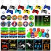 BANBALLON 66 PCS Video Game Party Favors Video Game Theme Notepads Wristbands Stampers Keychains For Level Up Party Gamer Birthday Party Classroom Rewards Supplies